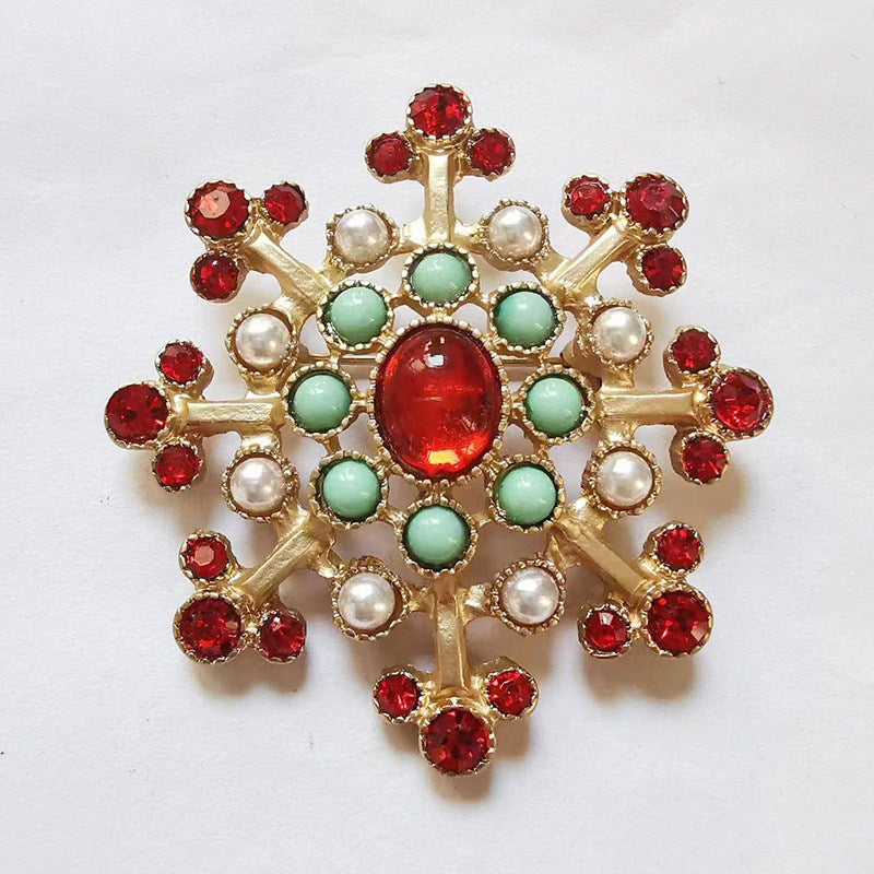 Baroque Royal Crown Brooch