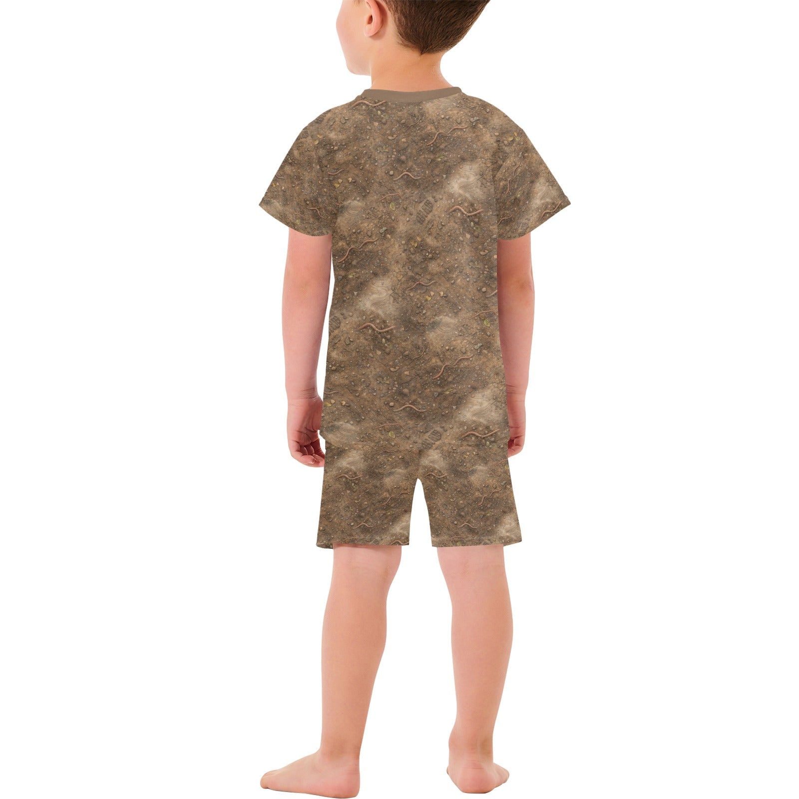 Searching for  worms with Squished Frogs Pajama Set – Kids