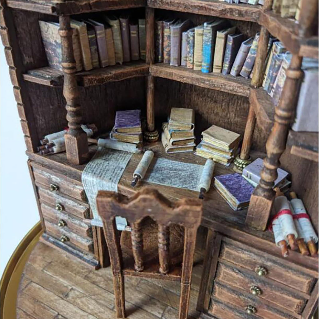 Anxiety Library Resin Bookcase Ornament