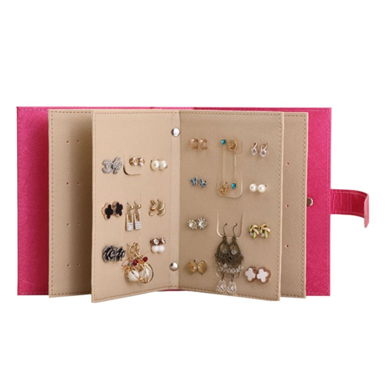Book-Shaped Earring Organizer – 42 Pairs