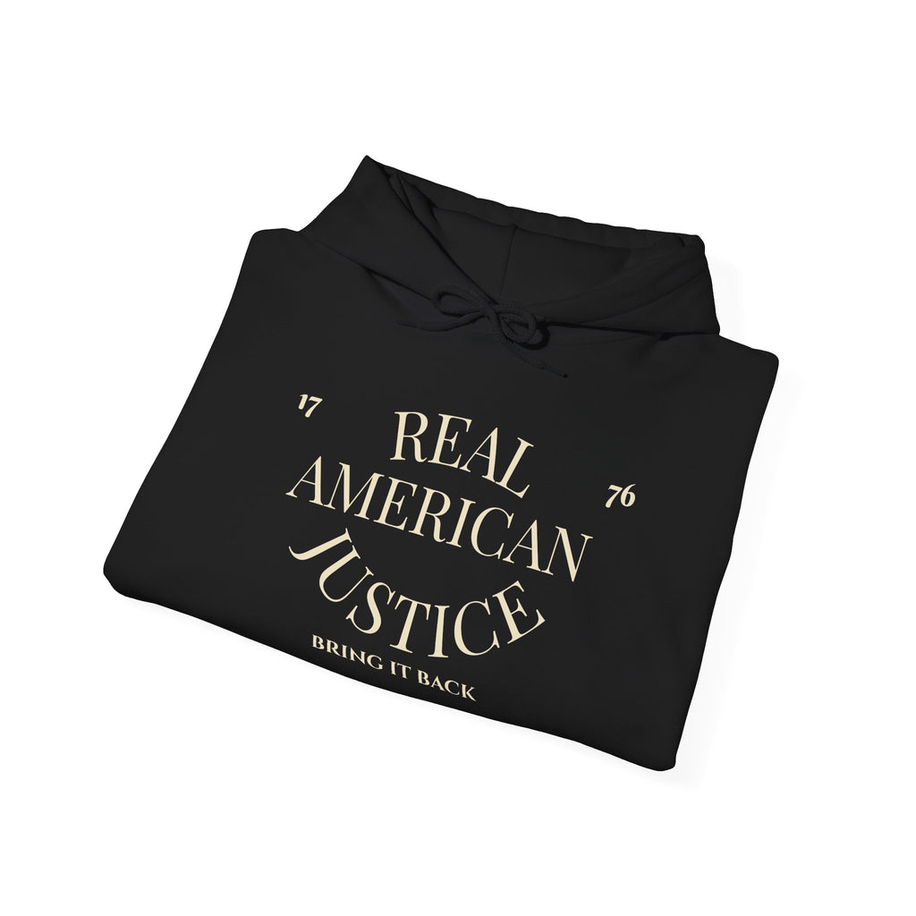 Real American Justice 1776 Hooded Sweatshirt