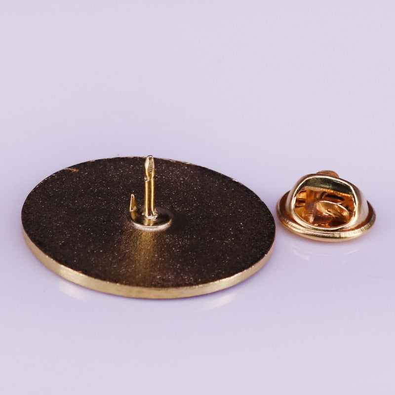 "I'm Sure Enough" Gold Affirmation Brooch – Mental Health Awareness Pin | Healing Truth Collection