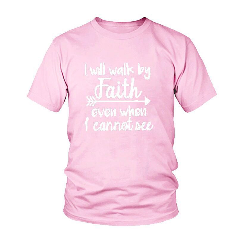 I Will Walk By Faith Graphic Tee
