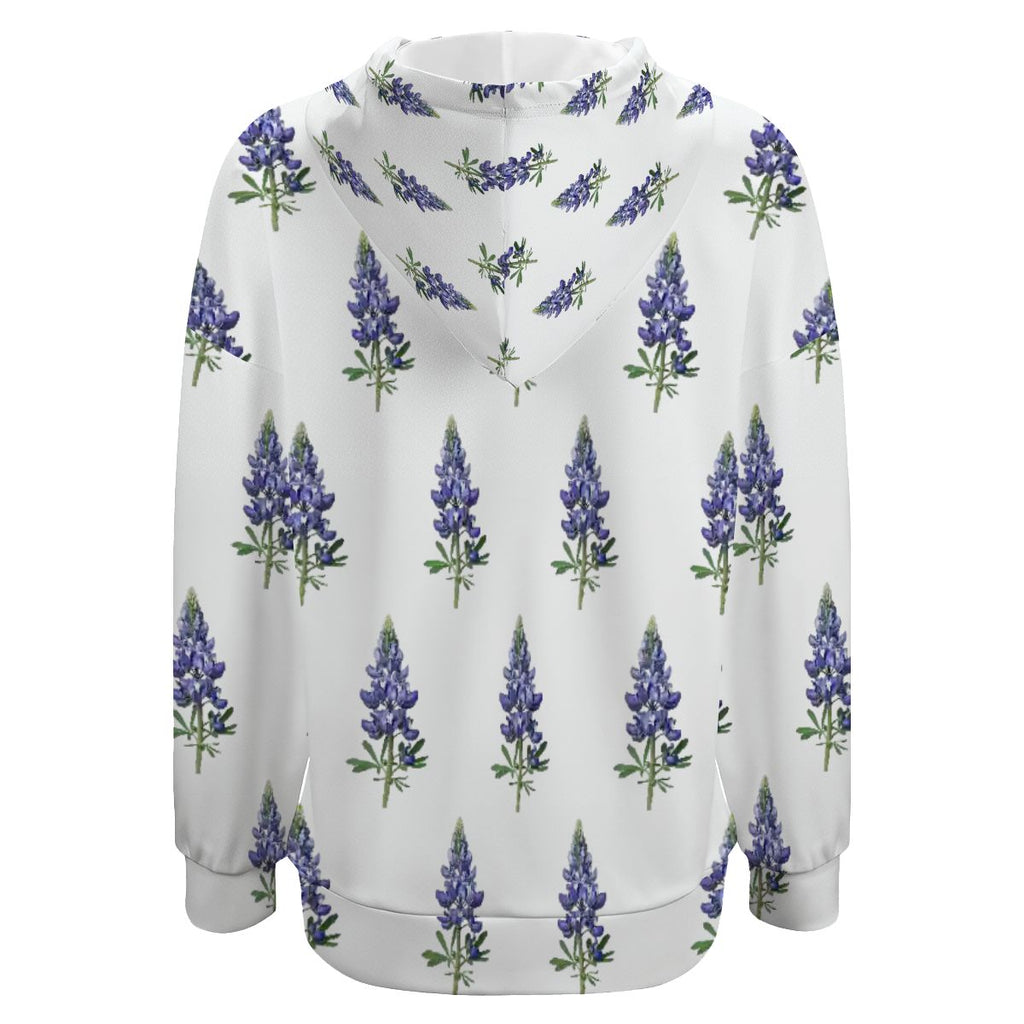 Texas Bluebonnet Garden Hoodie