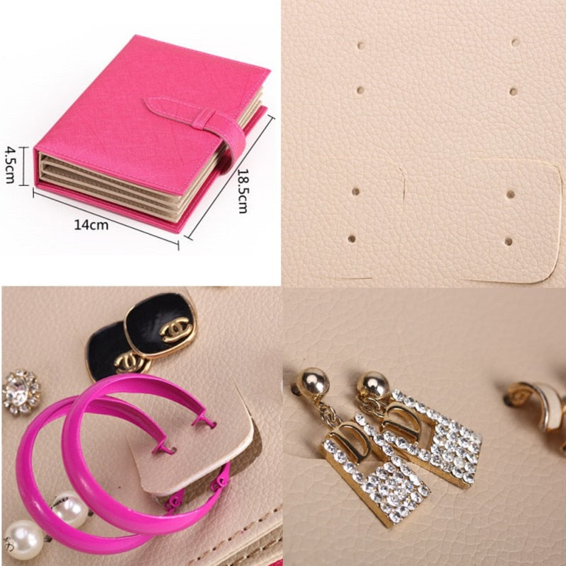 Book-Shaped Earring Organizer – 42 Pairs