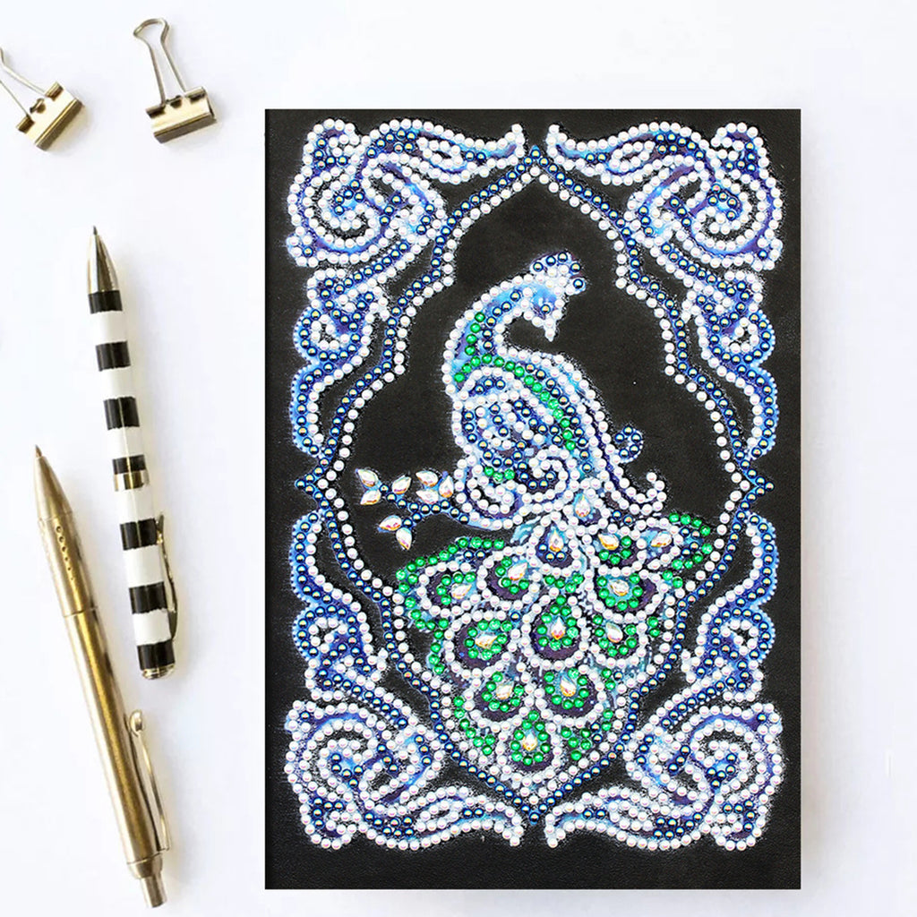 Peacock Beauty Diamond Painting Journal