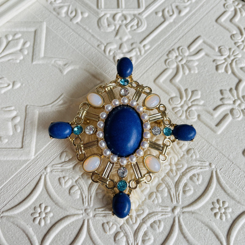Baroque Royal Crown Brooch