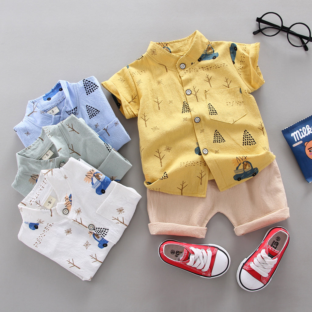 Kids cotton two piece set – toddler summer outfit by Maximus Grace