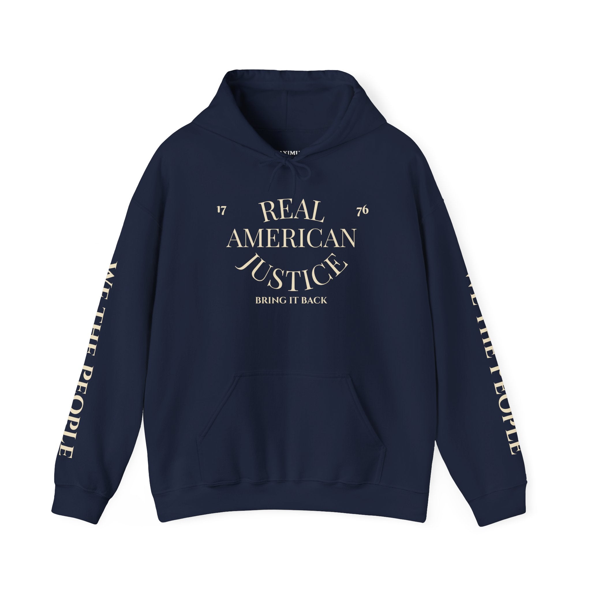 Real American Justice 1776 Hooded Sweatshirt