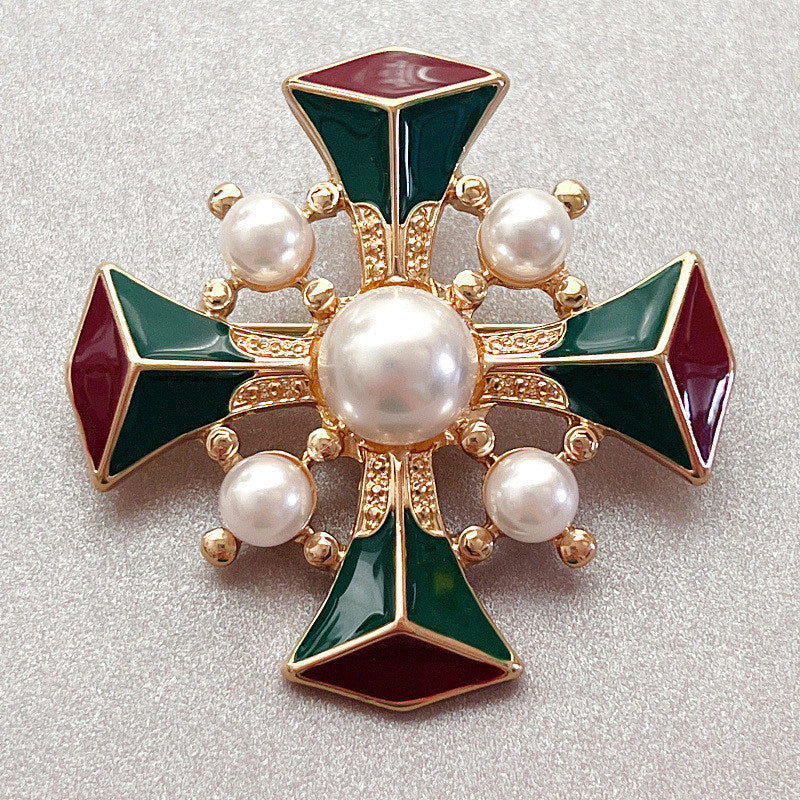 Baroque Royal Crown Brooch