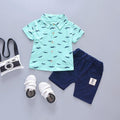 Little Sir Mustache Short Sleeve Top
