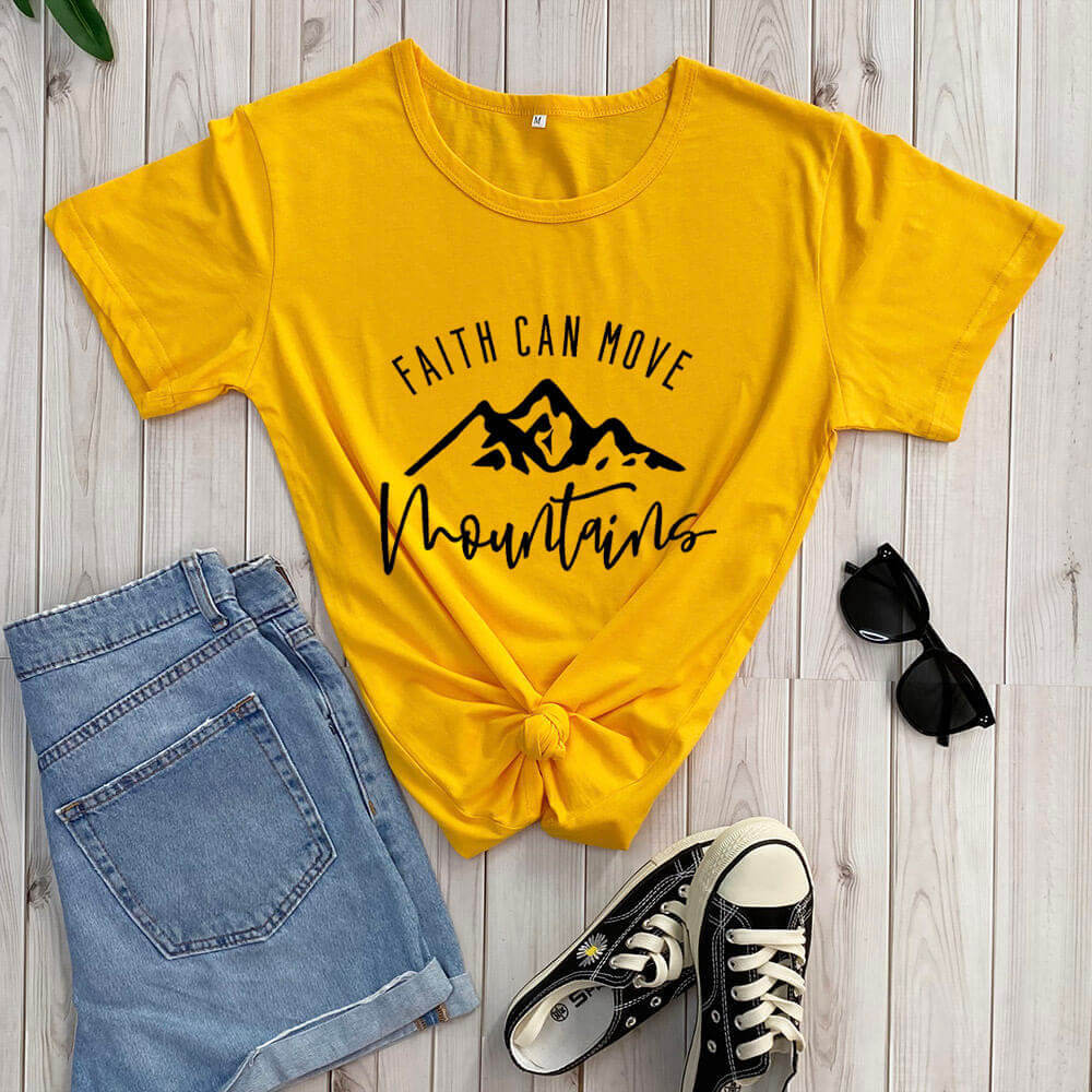 Faith Can Move Mountains Graphic Tee