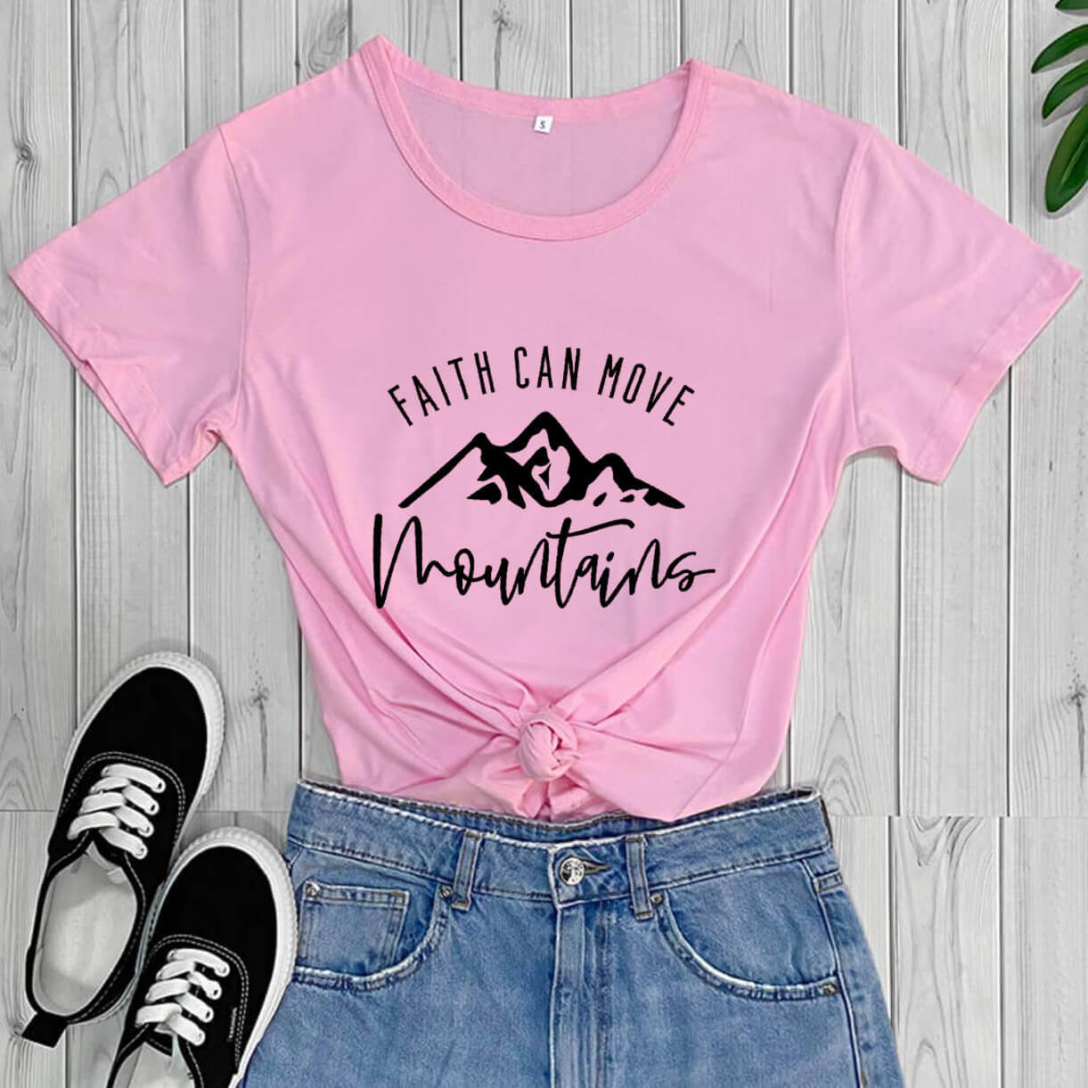 Faith Can Move Mountains Graphic Tee