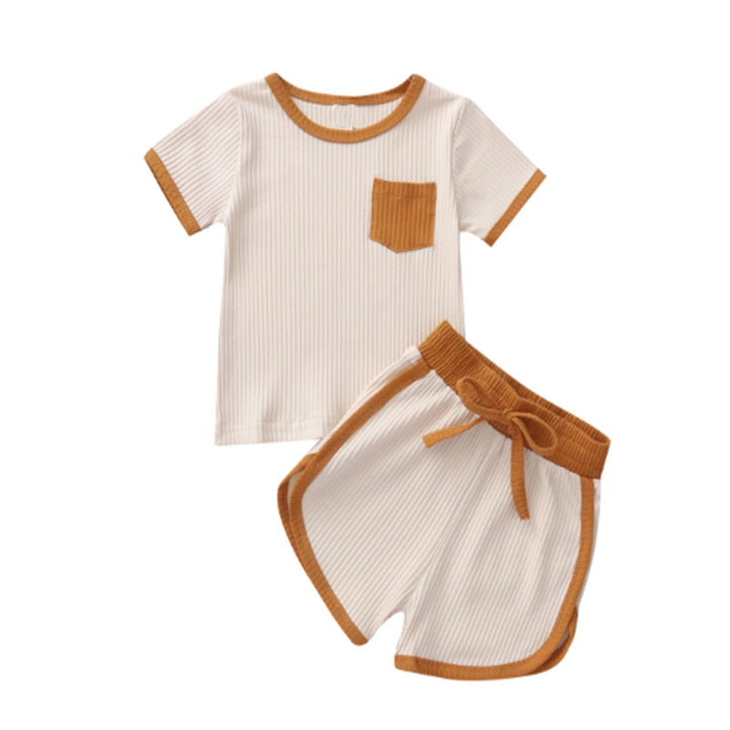 Children'S Pit Strip Pocket Top