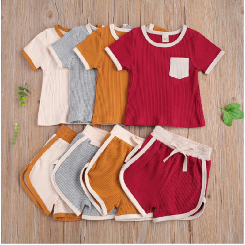 Children'S Pit Strip Pocket Top