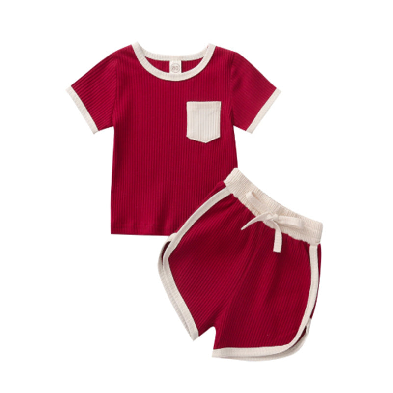 Children'S Pit Strip Pocket Top