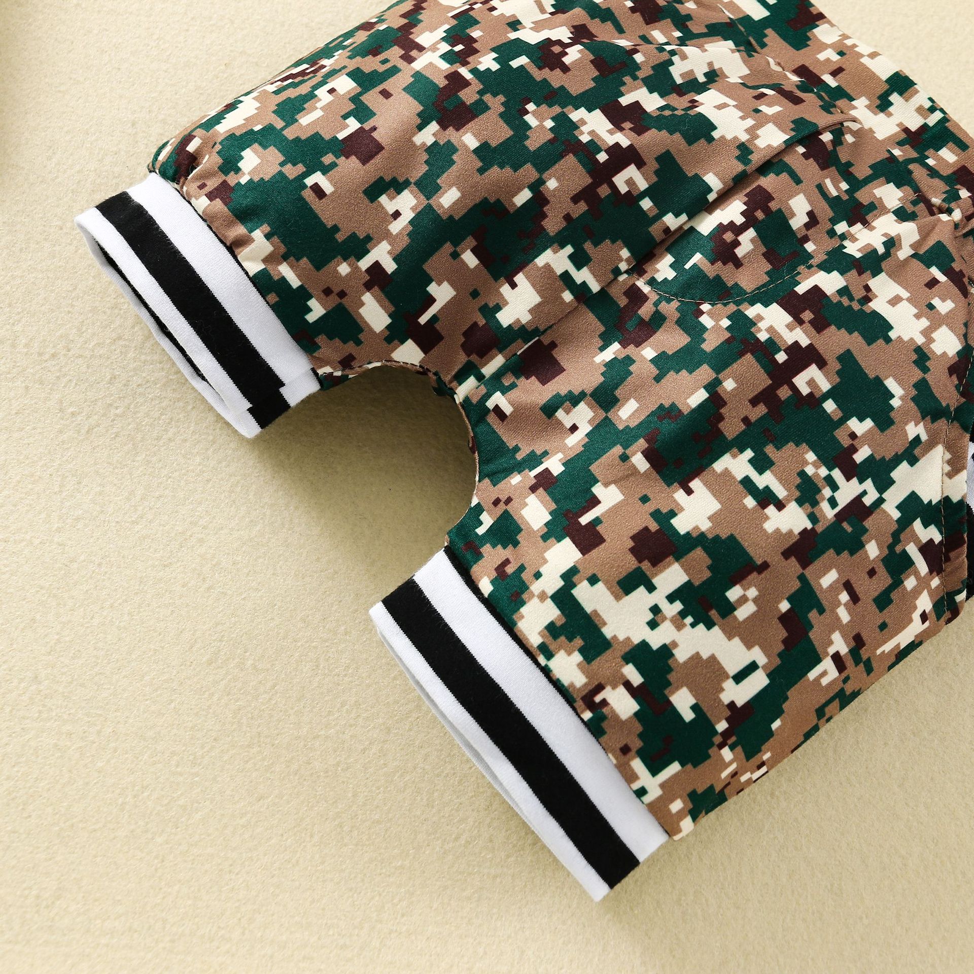 Kids camo vest and shorts set – boys two-piece by Maximus Grace