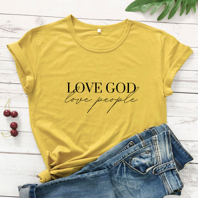 Love God Love People Women's Graphic Tee