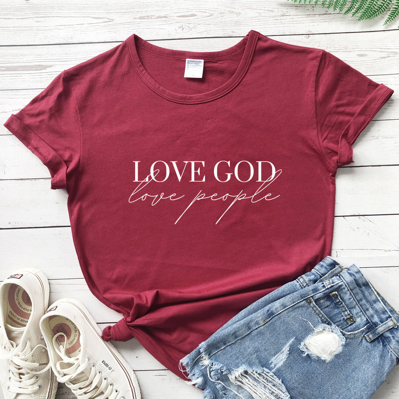 Love God Love People Women's Graphic Tee