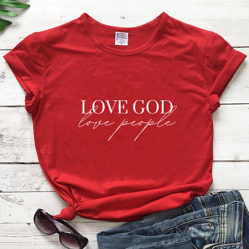 Love God Love People Women's Graphic Tee