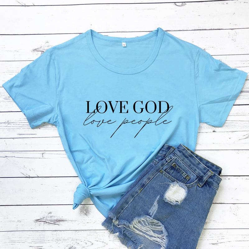 Love God Love People Women's Graphic Tee