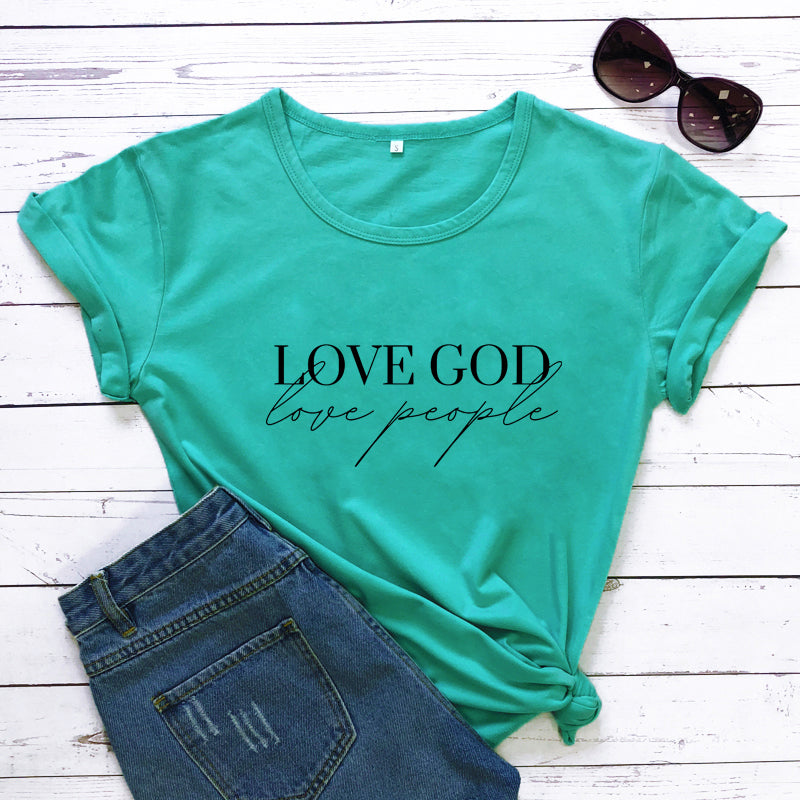 Love God Love People Women's Graphic Tee