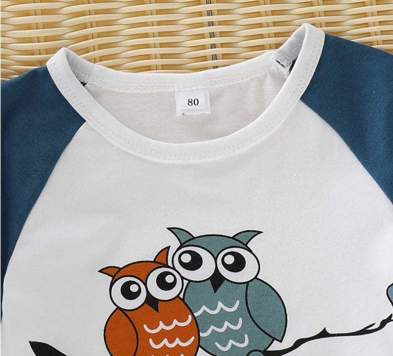 Kids Sunshine Cotton Short Sleeve Tee & Pants Set