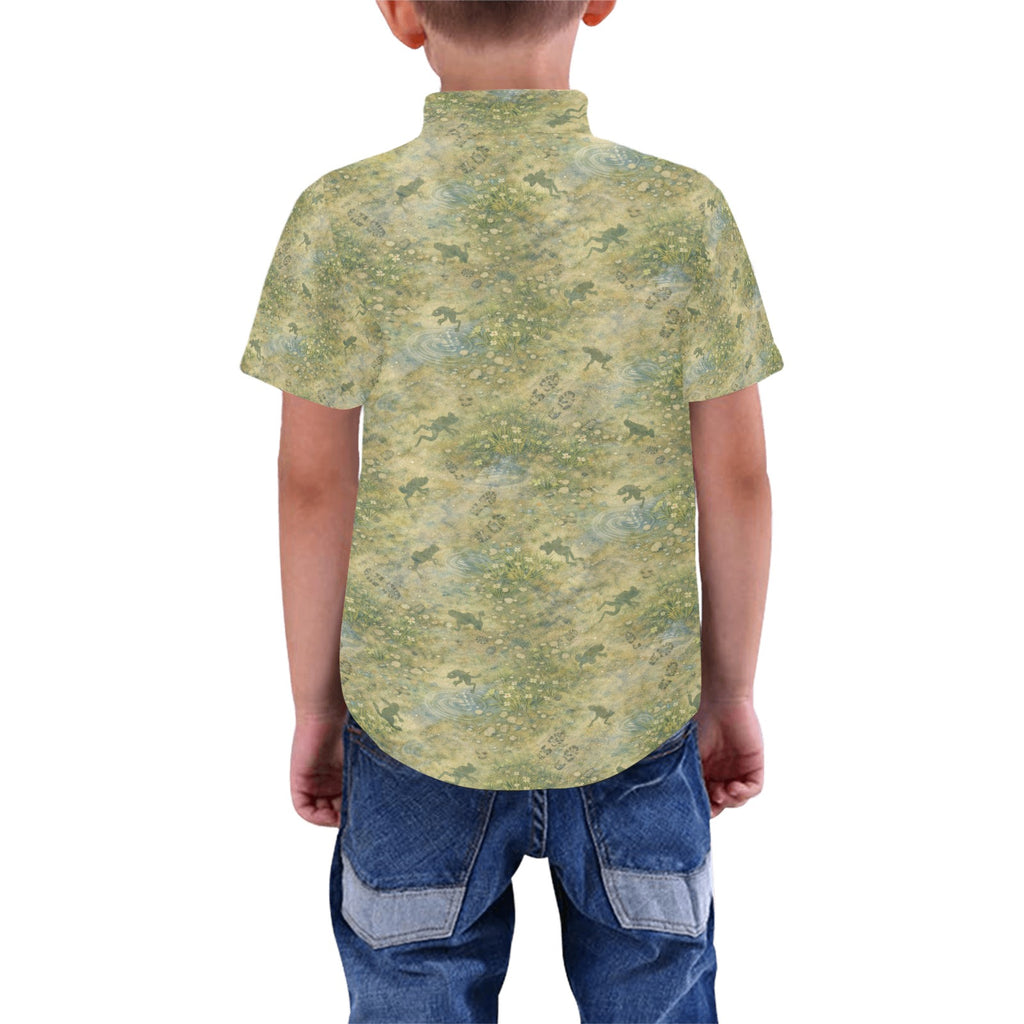 Searching for Squished Frogs Short Sleeve Shirt – Kids
