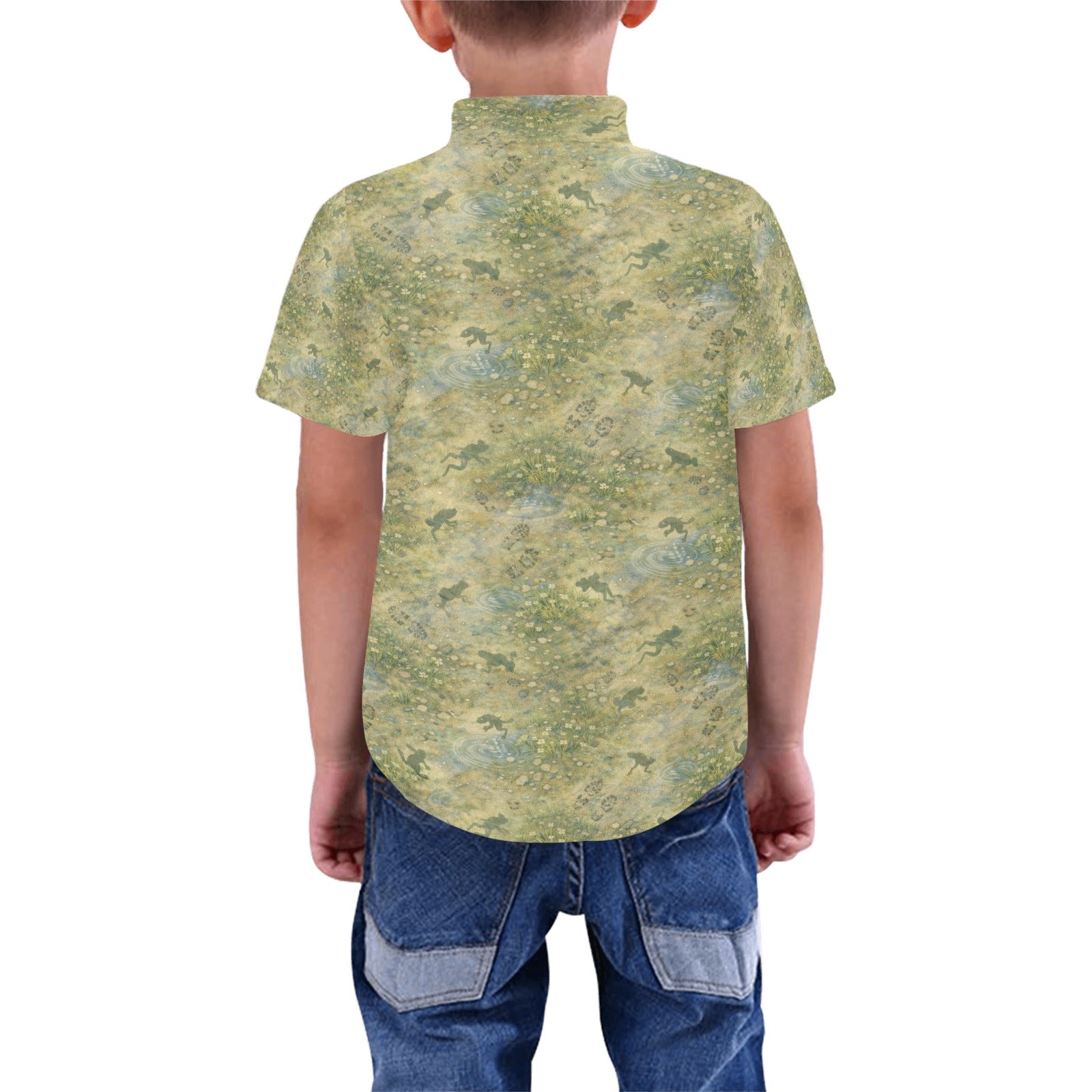 Searching for Squished Frogs Short Sleeve Shirt – Kids