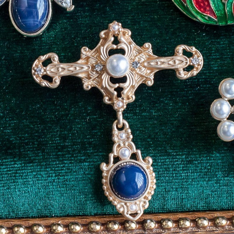 Baroque Royal Crown Brooch