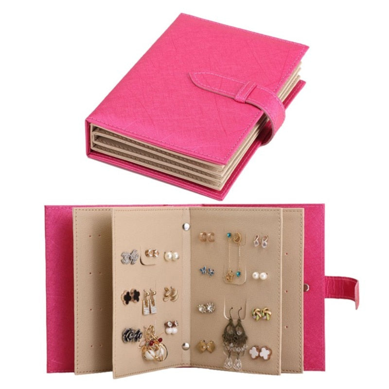 Book-Shaped Earring Organizer – 42 Pairs