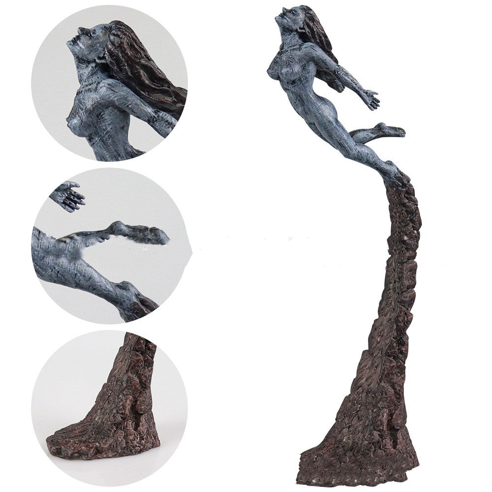 Leap of Faith Resin Sculpture