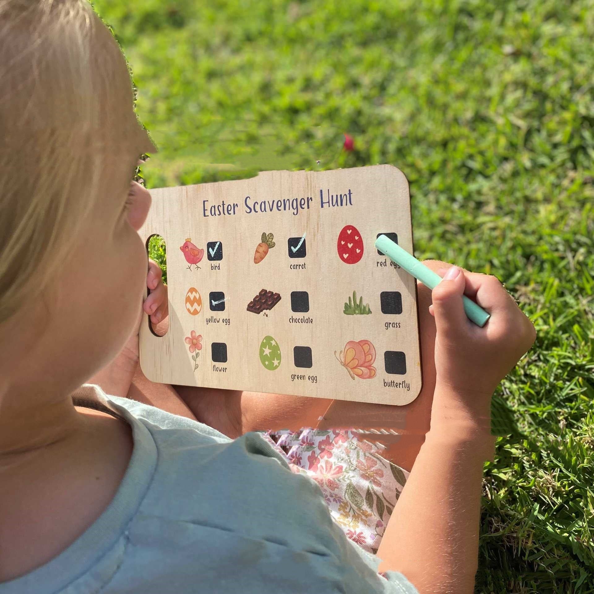 Kids wooden nature explorer board by Maximus Grace