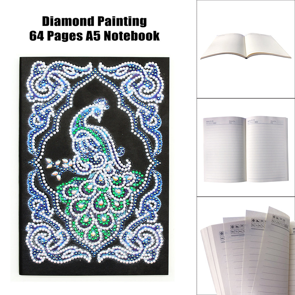 Peacock Beauty Diamond Painting Journal