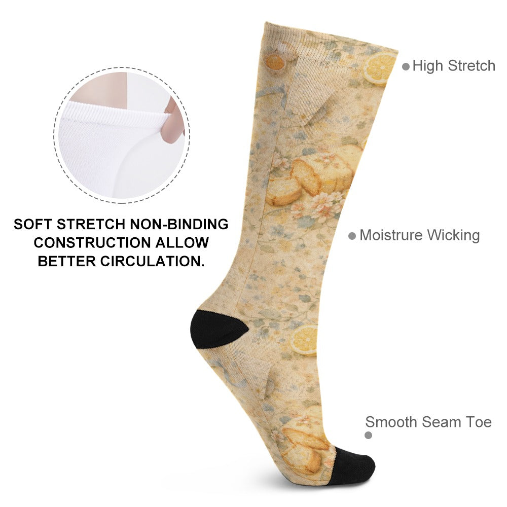 Sweet Treats Knee-High Socks – Southern Bakery Print Set
