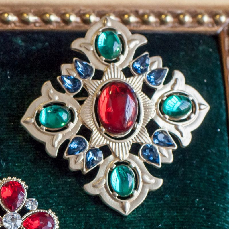 Baroque Royal Crown Brooch