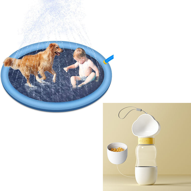 Kids Non-Slip Splash Pad & Spray Pool