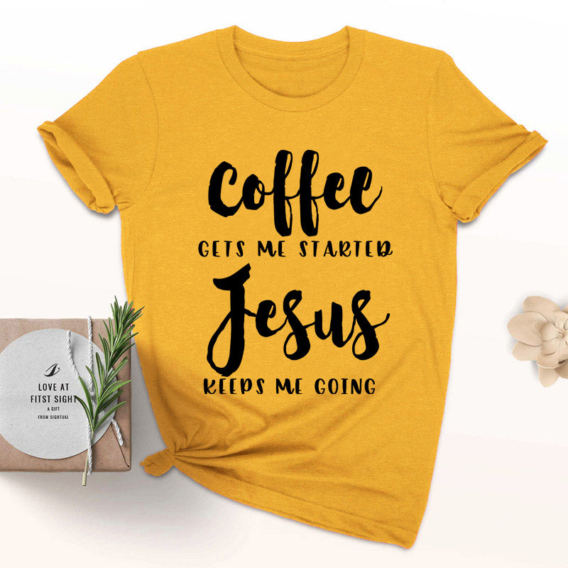 Jesus Is the Way Faith Slogan Women's Tee | Christian Statement Top