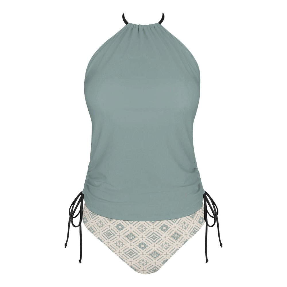 Southern Garden Halter Tankini Set – G.R.I.T.S. Collection