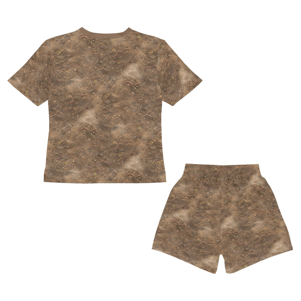 Searching for  worms with Squished Frogs Pajama Set – Kids
