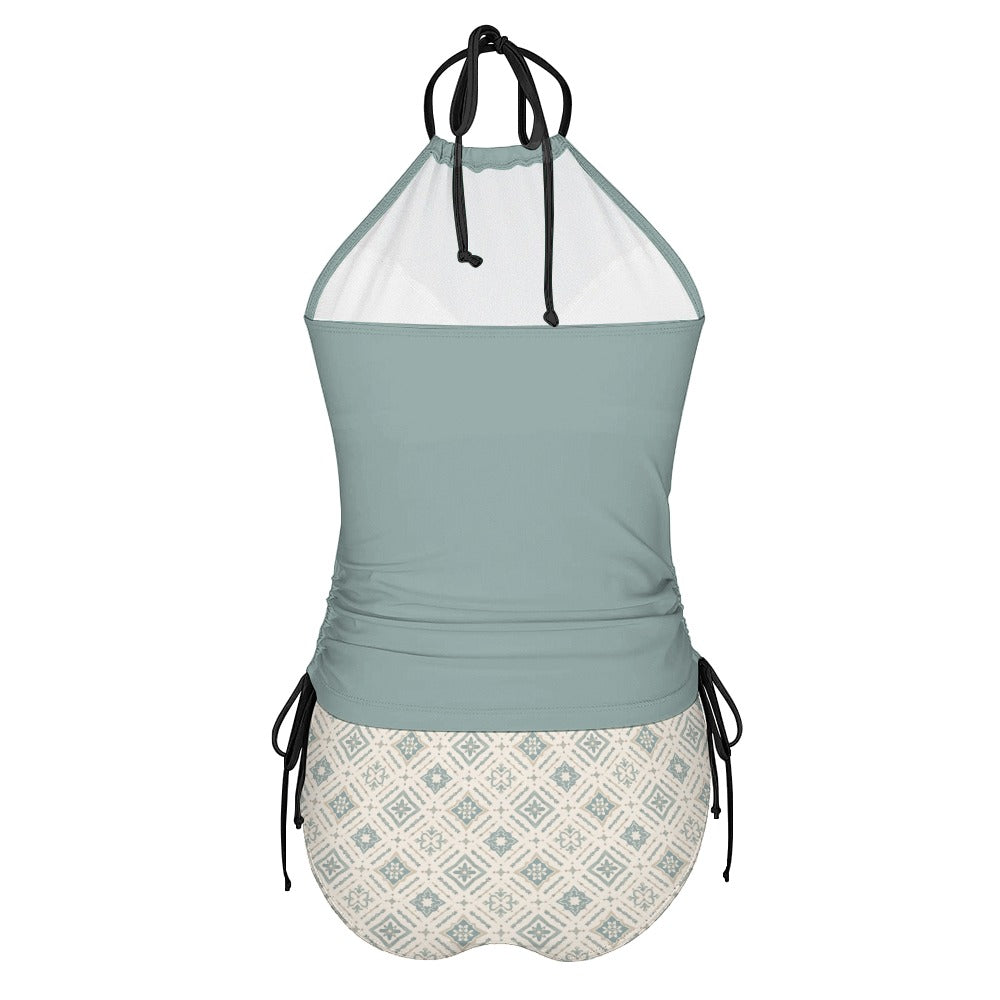 Southern Garden Halter Tankini Set – G.R.I.T.S. Collection