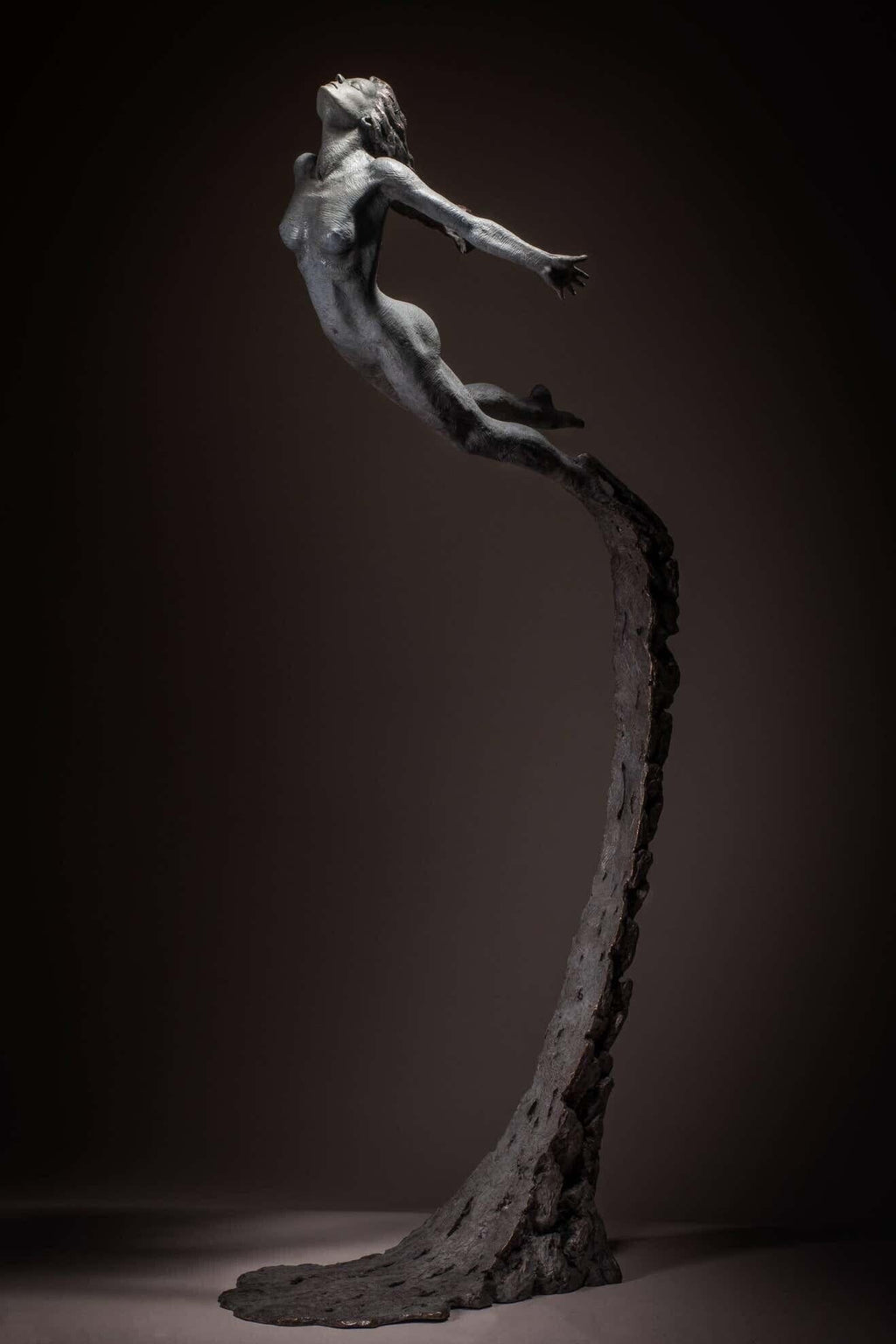 Leap of Faith Resin Sculpture