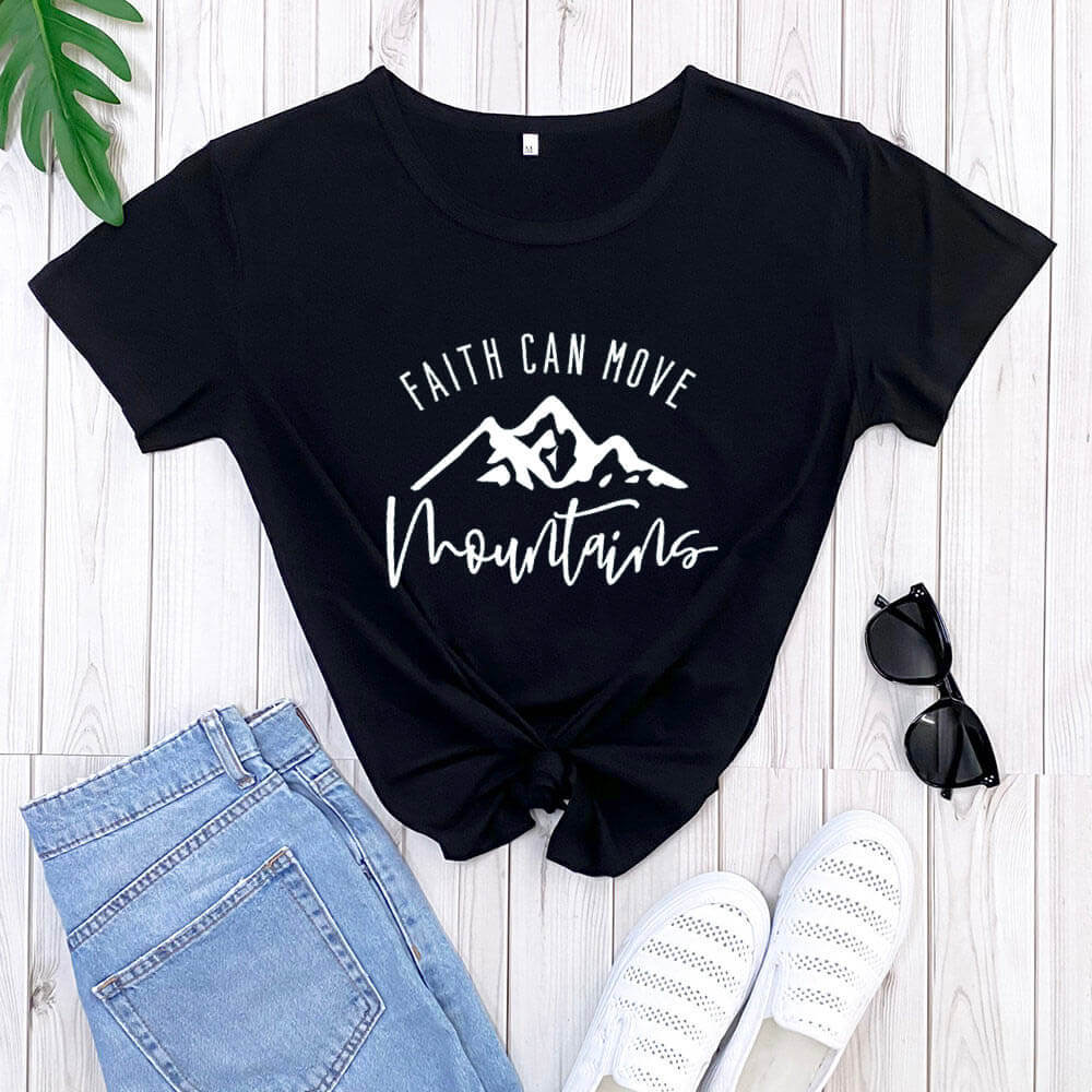 Faith Can Move Mountains Graphic Tee