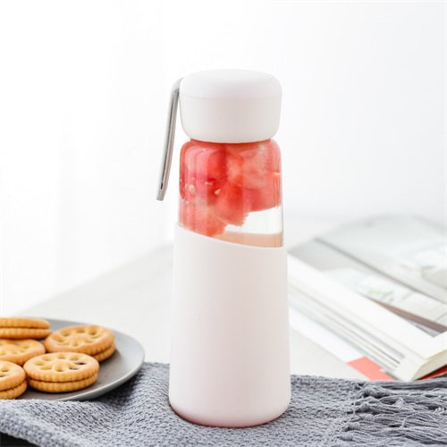 Southern Grace Portable Glass Travel Tumbler | 400ml Coffee & Water Bottle