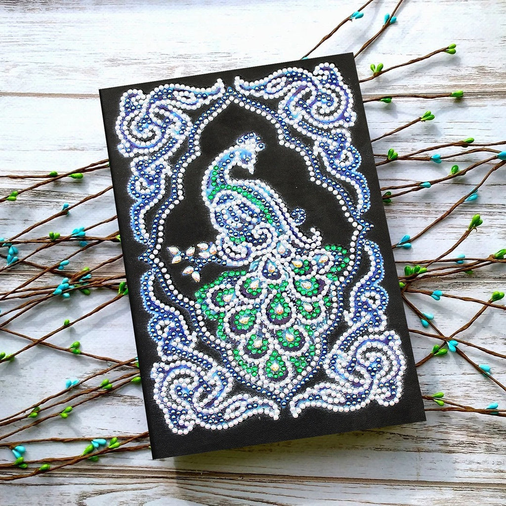 Peacock Beauty Diamond Painting Journal