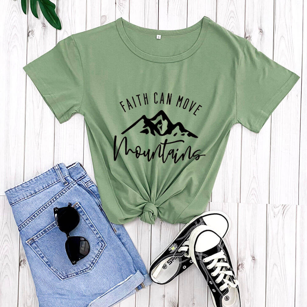 Faith Can Move Mountains Graphic Tee
