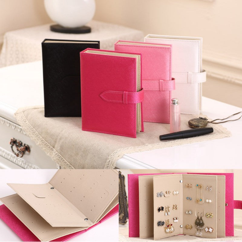 Book-Shaped Earring Organizer – 42 Pairs