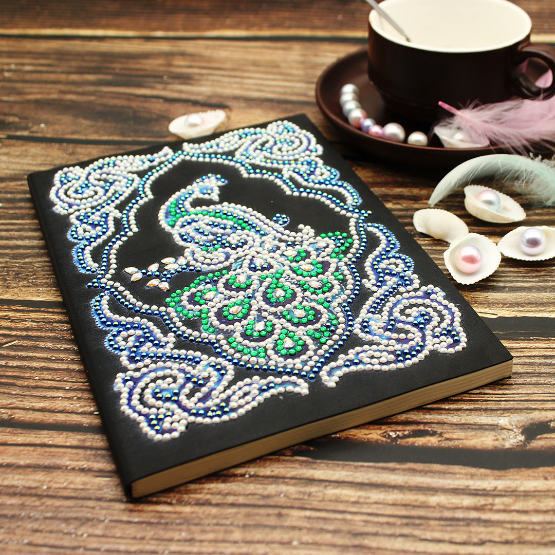 Peacock Beauty Diamond Painting Journal