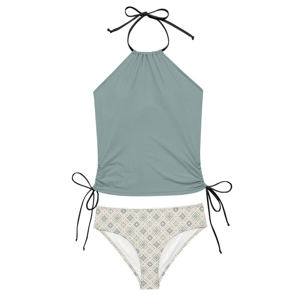 Southern Garden Halter Tankini Set – G.R.I.T.S. Collection