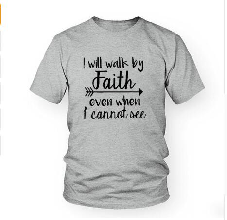 I Will Walk By Faith Graphic Tee